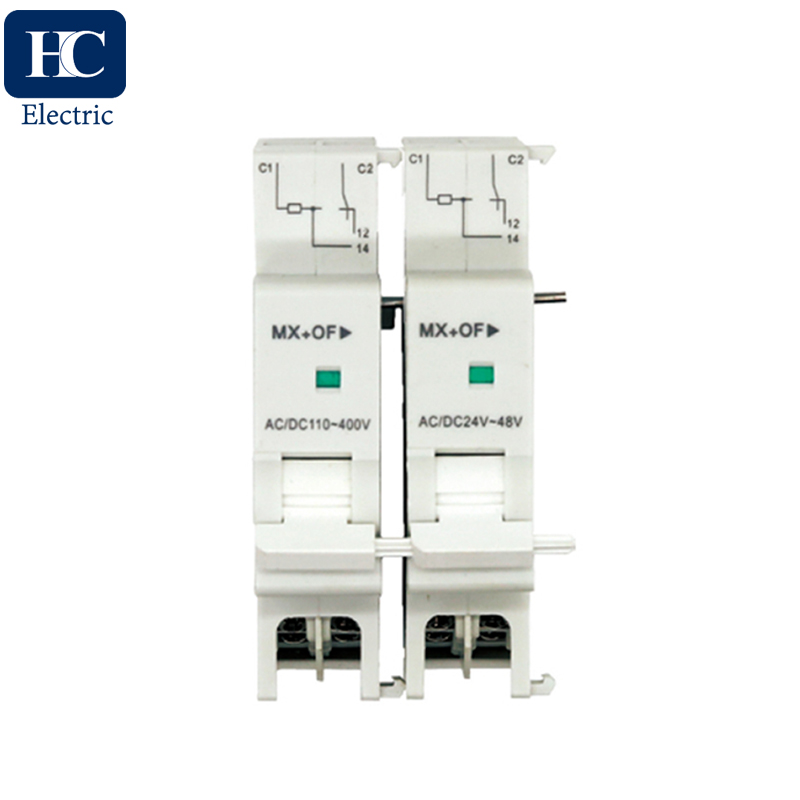 Schneider EA9 Shunt trip release MX+OF 24V 220V with Auxiliary Switch for Miniature Circuit Breakers MCB accessories 