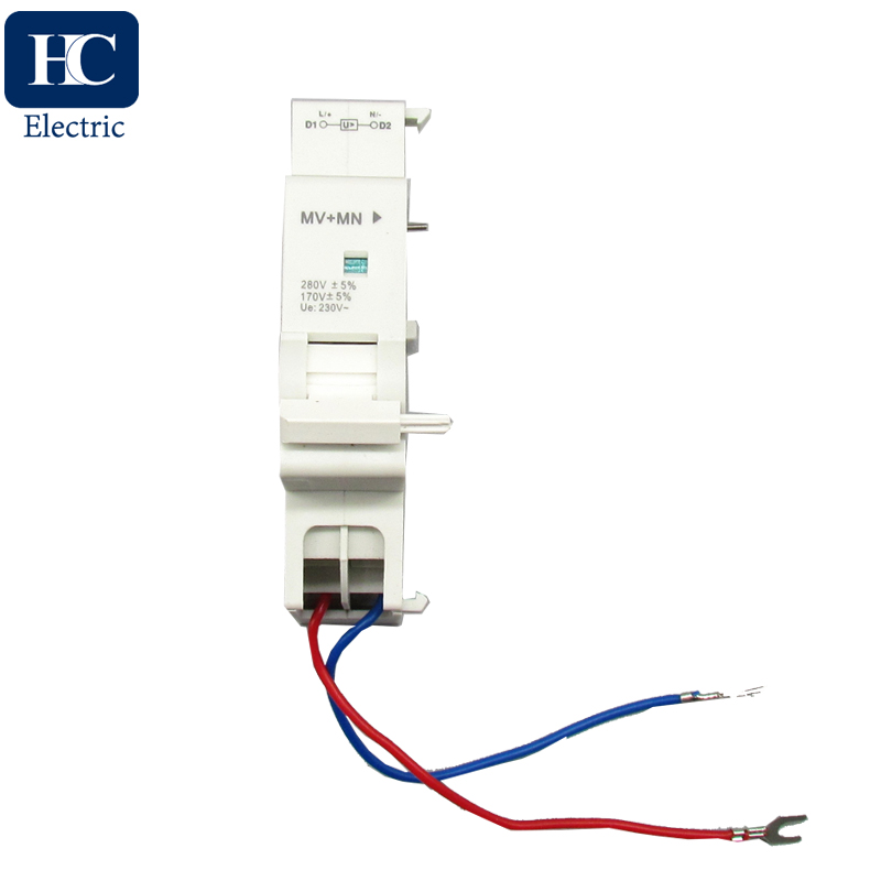 Schneider EA9 Over Voltage Under Voltage trip release Voltage loss protection MV+MN MNs trip release for Miniature Circuit Breakers MCB accessories