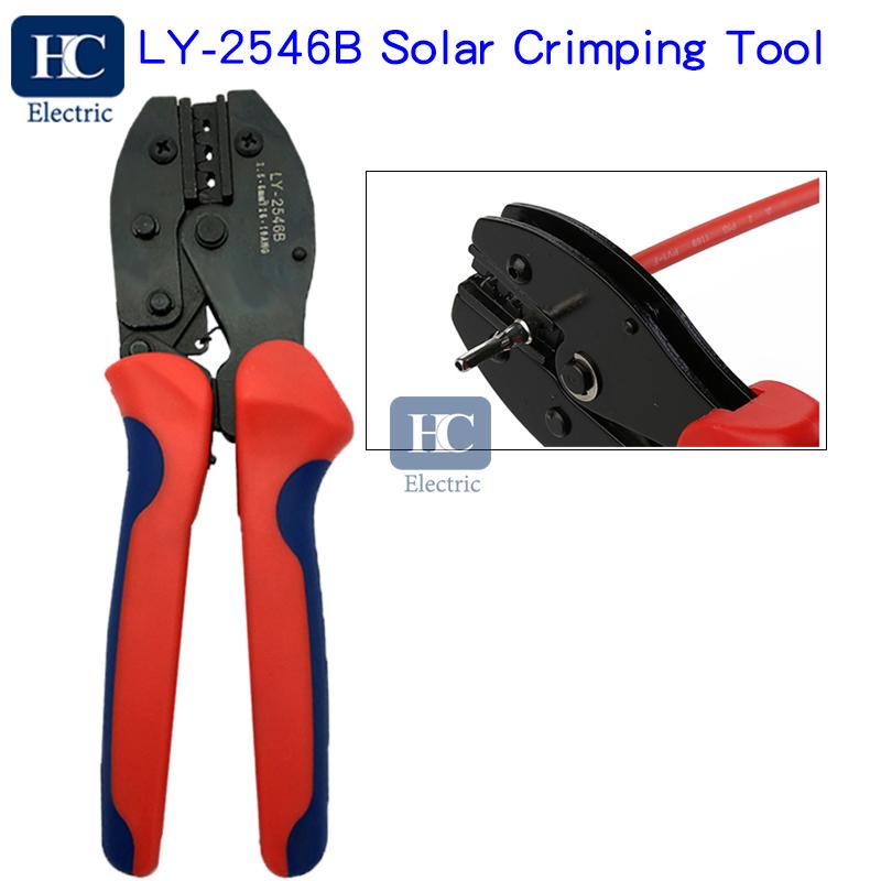 Solar Connectors Mc4 Mc3 Crimping Stripping Cutting Function Tools Kit LY-2546B 