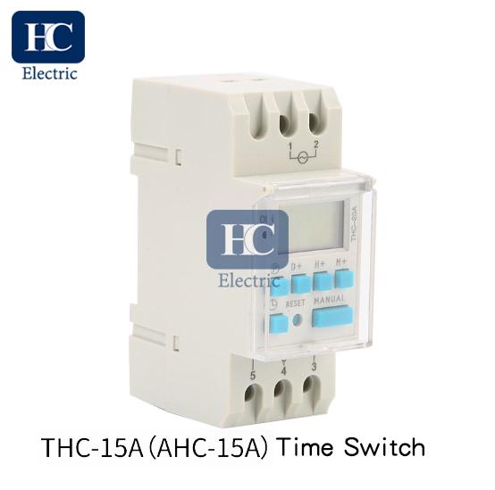 Weekly digital time switch THC-15A,20A,25A