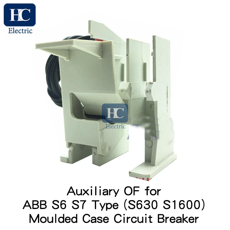 Standard auxiliary contact, circuit breaker status OF-SD-SDE-SDV, 1 single contact Applicable for ABB S6 S7 Moulded Case Circuit Breaker (MCCB), Rated current S630 S1600